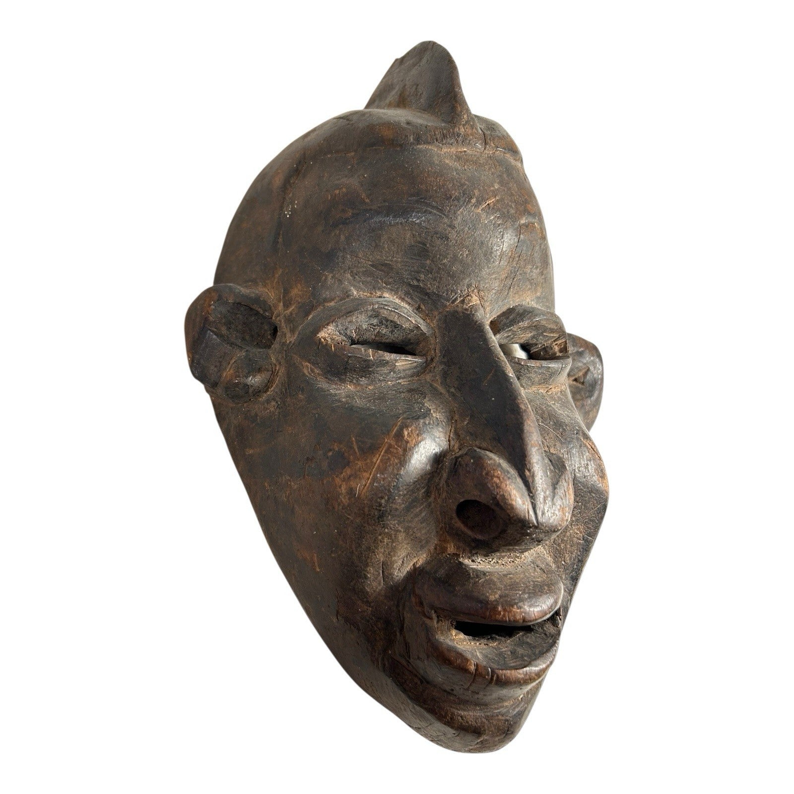 Antique African Carved Bembe Alonga Mask from Congo