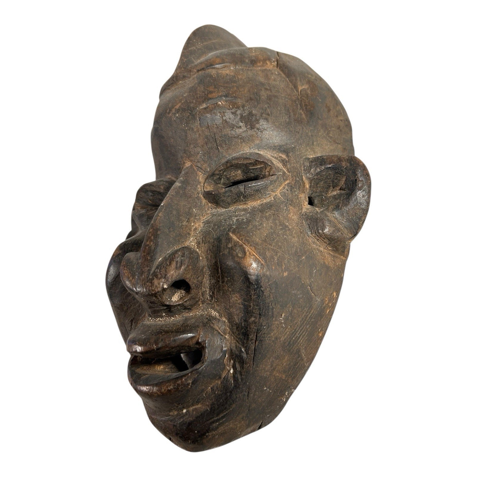 Antique African Carved Bembe Alonga Mask from Congo