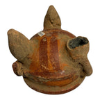 Antique Pre-Columbian Handmade Terracotta Tripod Footed Bowl