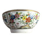 Antique Chinese Export Famille Rose Flower and Birds Bowl