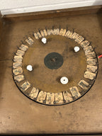 Antique Spinning Wheel Tarot Card Reading Set with Wood Case - Baraja
