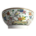 Antique Chinese Export Famille Rose Flower and Birds Bowl