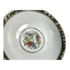 Antique Chinese Export Famille Rose Flower and Birds Bowl