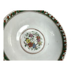 Antique Chinese Export Famille Rose Flower and Birds Bowl