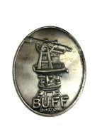 Antique Buff Boston Transit Telescope Emblem