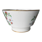 Antique 1800s English Ironstone Bowl - Imari Jardiniere Pattern & Cobalt Blue