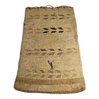 Antique Native American Nez Perce Corn Husk Woven Flat Bag