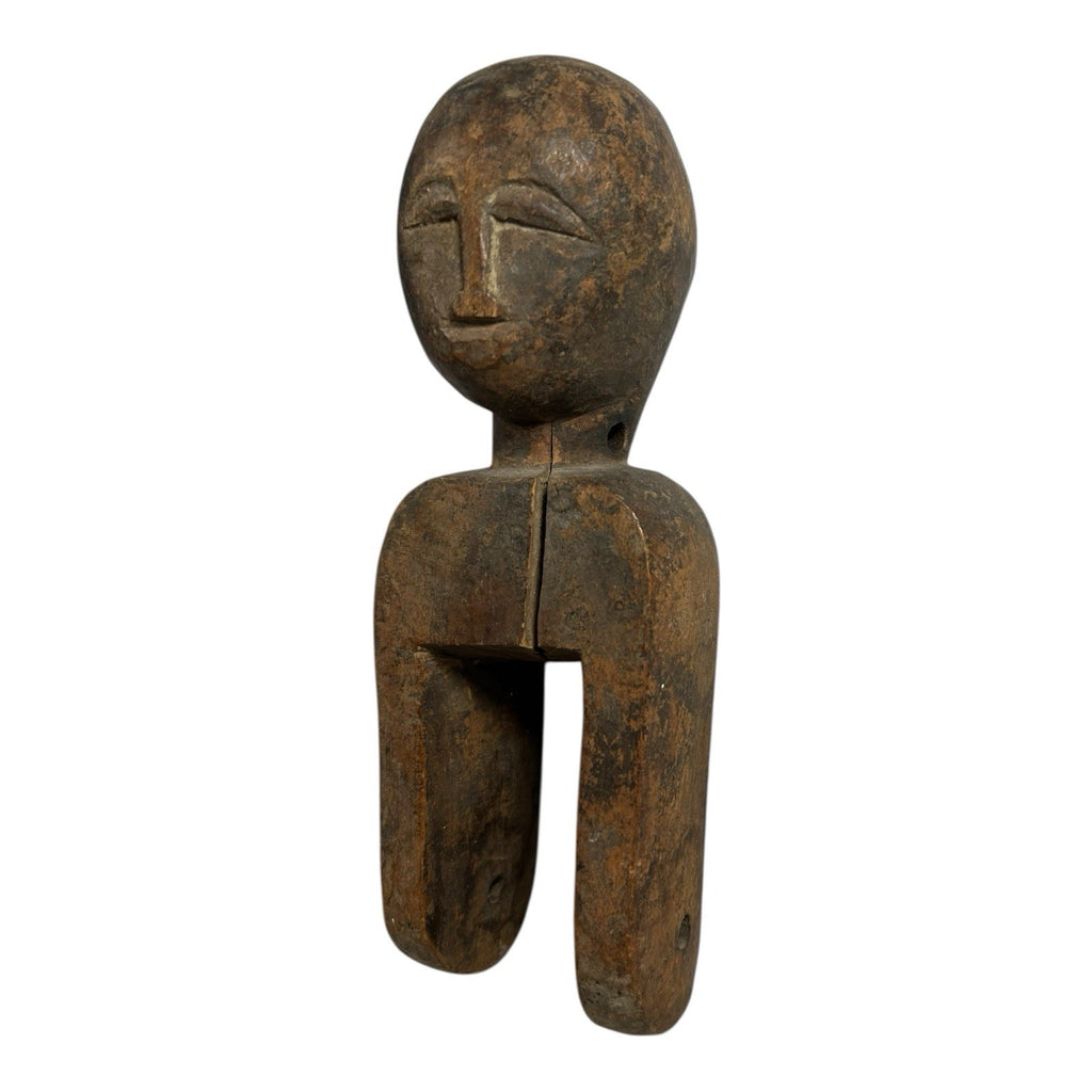 Antique Hand Carved Baule Tribal Art Heddle Pulley