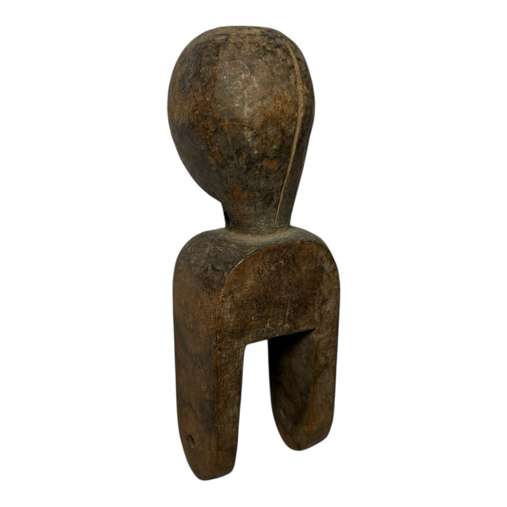 Antique Hand Carved Baule Tribal Art Heddle Pulley