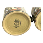 Antique Buffalo Pottery Set of Two Mugs Beer Stein Ye Lion Inn