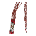 Vintage Native American Beaded Necklace - Geometric Navajo Rug Design