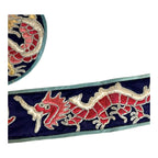 Antique Chinese Hand Embroidered Qing Dynasty Silk Dragon Themed Child's Robe