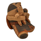 Vintage Native American Jemez Pueblo Pottery Storyteller Figurine (Signed)