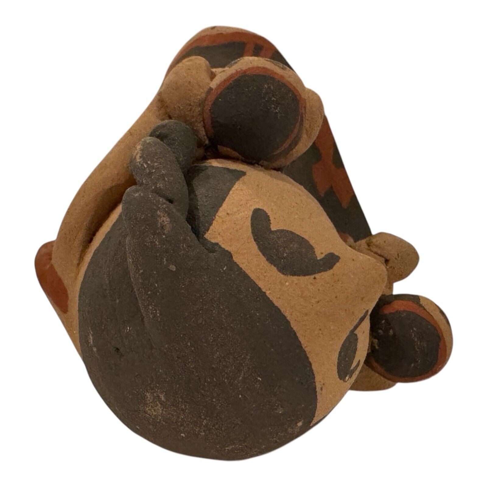 Vintage Native American Jemez Pueblo Pottery Storyteller Figurine (Signed)