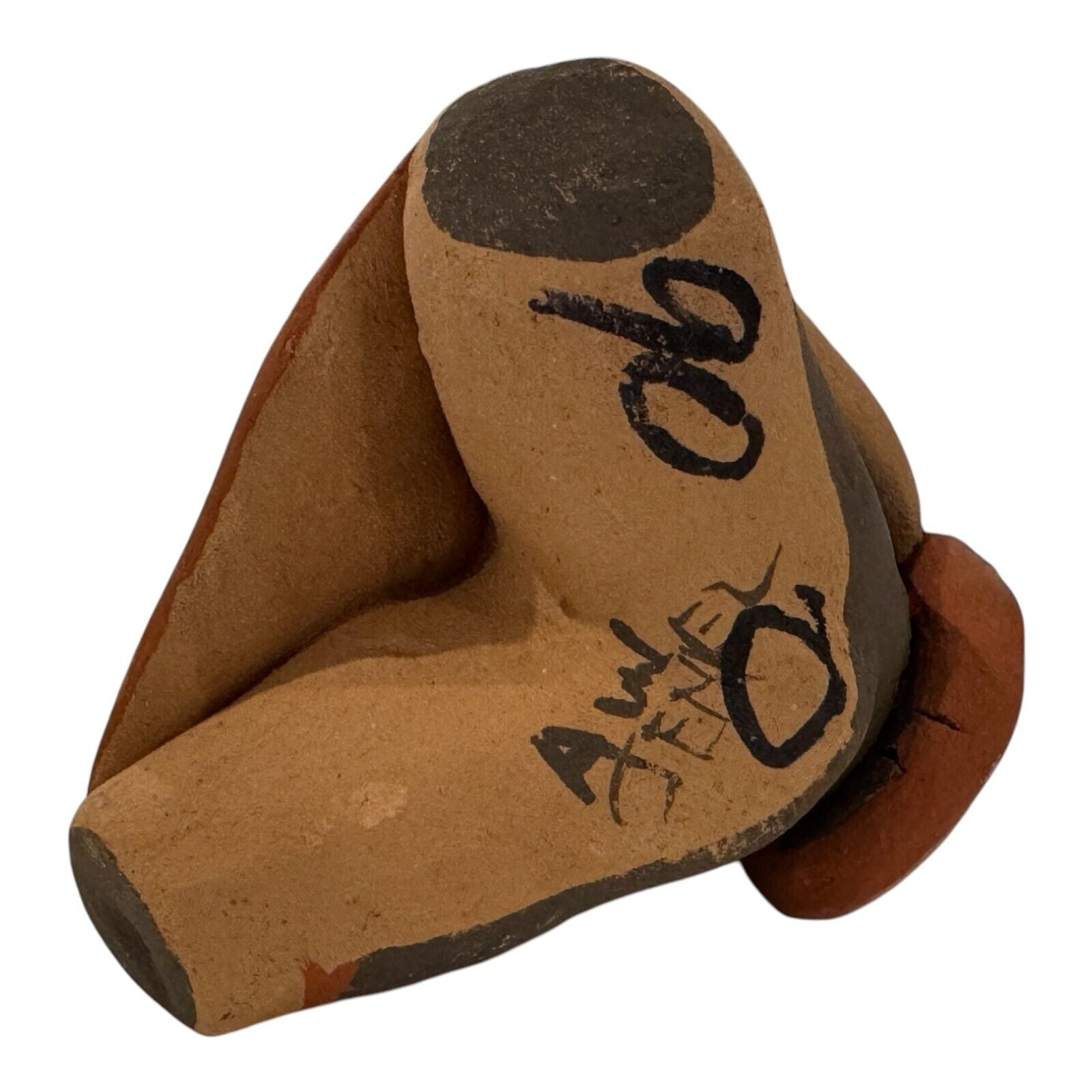 Vintage Native American Jemez Pueblo Pottery Storyteller Figurine (Signed)