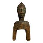 Antique Hand Carved African Baule Tribal Art Heddle Pulley