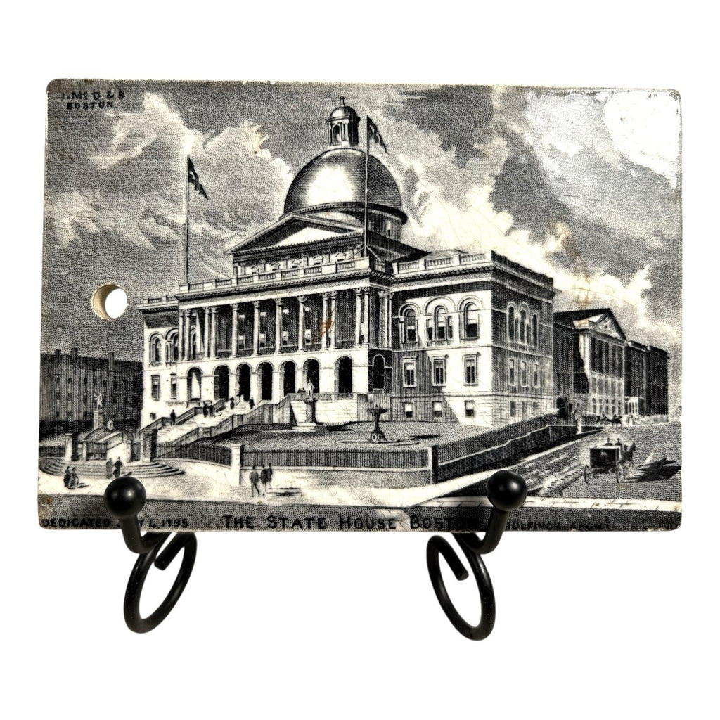 Antique Wedgwood 1895 Calendar Advertising The State House Boston