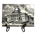 Antique Wedgwood 1895 Calendar Advertising The State House Boston