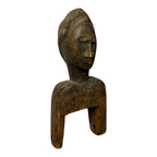 Antique Hand Carved African Baule Tribal Art Heddle Pulley