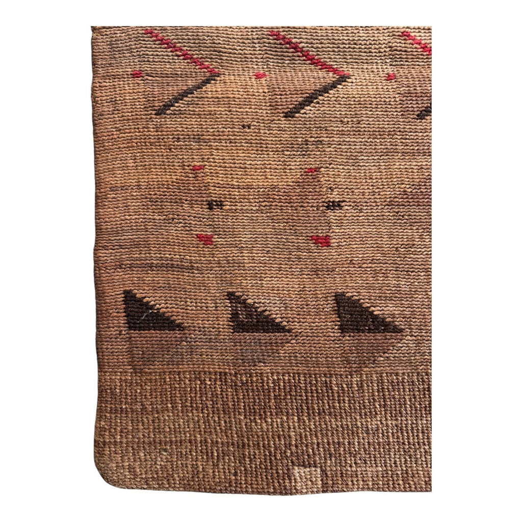 Antique Native American Plateau Nez Perce Double Sided Corn Husk Flat Bag