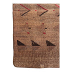 Antique Native American Plateau Nez Perce Double Sided Corn Husk Flat Bag