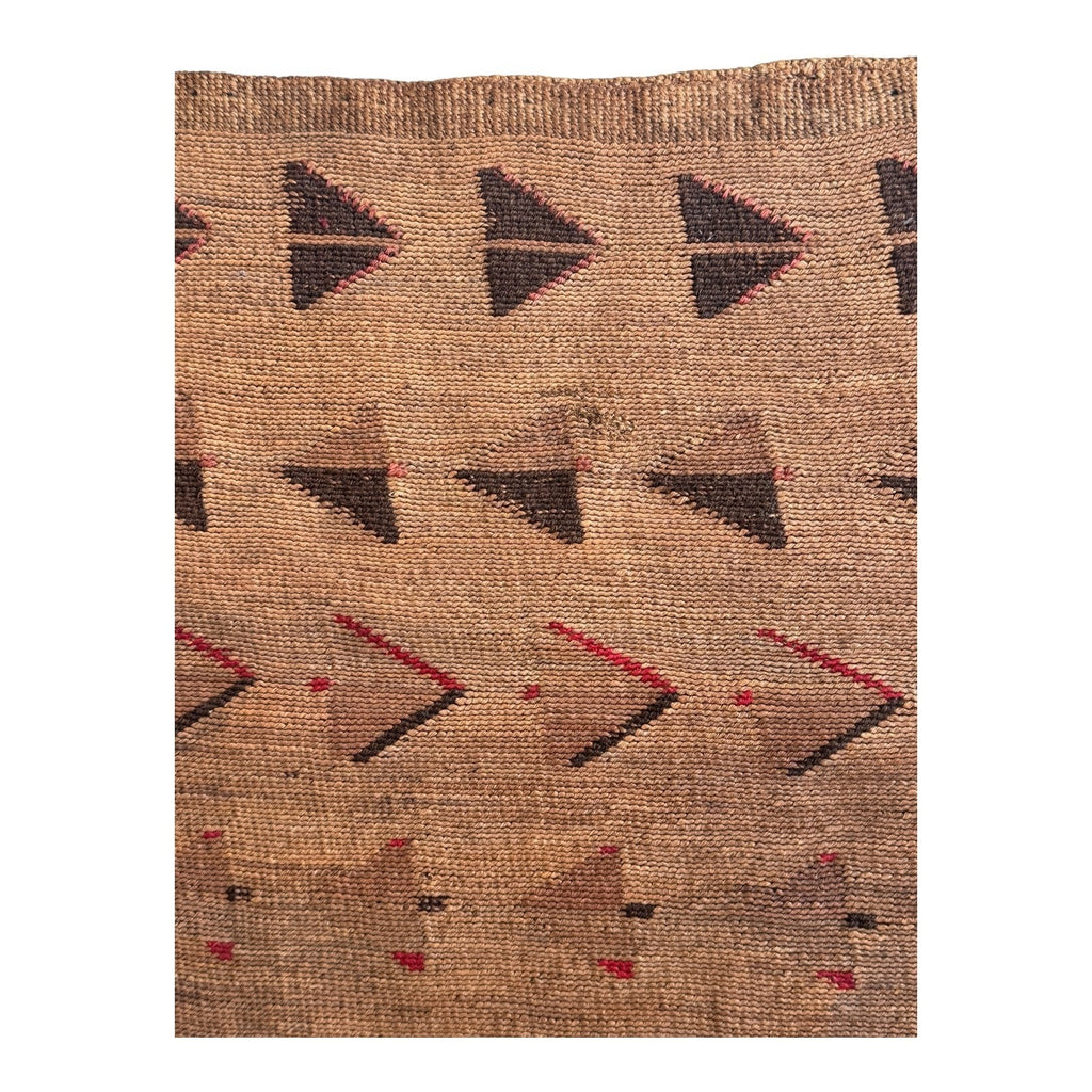 Antique Native American Plateau Nez Perce Double Sided Corn Husk Flat Bag