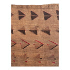 Antique Native American Plateau Nez Perce Double Sided Corn Husk Flat Bag