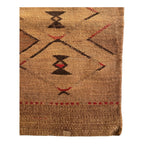 Antique Native American Plateau Nez Perce Double Sided Corn Husk Flat Bag