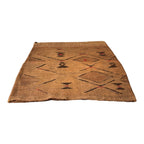 Antique Native American Plateau Nez Perce Double Sided Corn Husk Flat Bag
