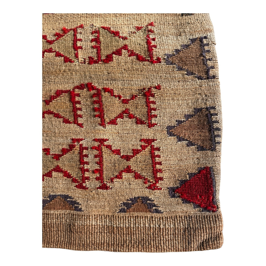Antique Native American Plateau Nez Perce Double Sided Corn Husk Flat Bag