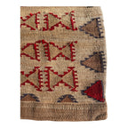 Antique Native American Plateau Nez Perce Double Sided Corn Husk Flat Bag