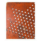 Antique Folk Art Chinese Checkers Style Peg Pin Game Board