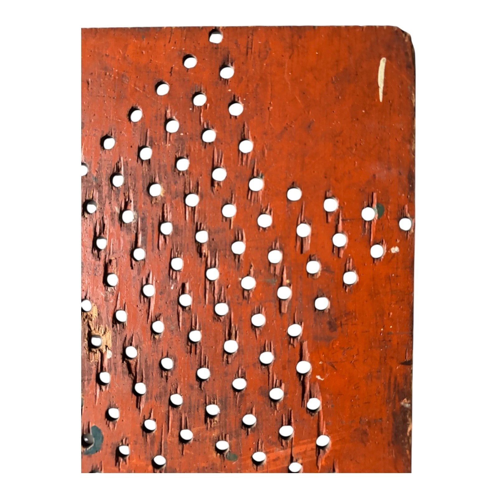 Antique Folk Art Chinese Checkers Style Peg Pin Game Board