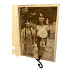 Antique Photograph of Native American Chief & Wife