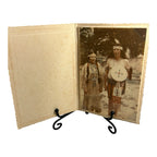 Antique Photograph of Native American Chief & Wife