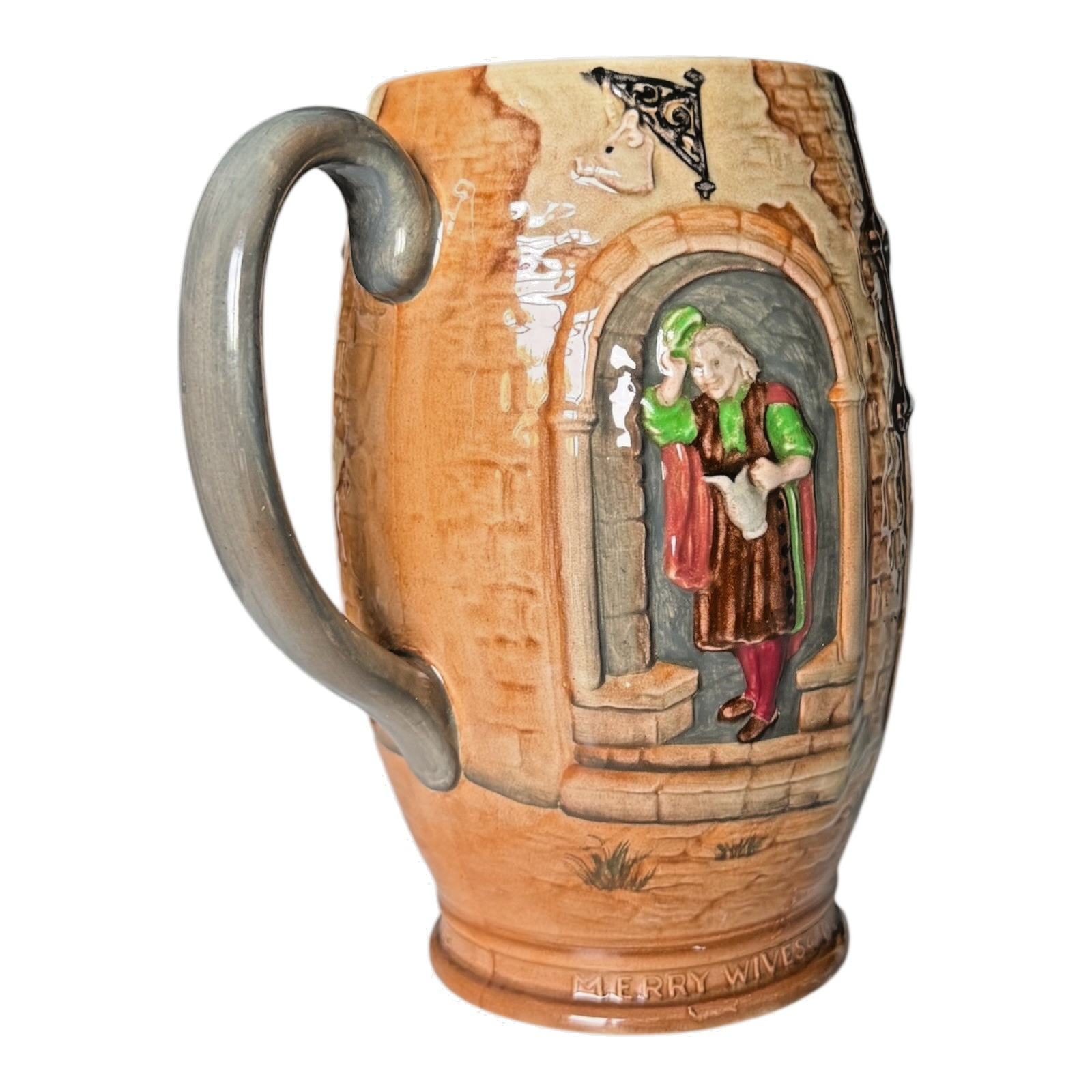 Vintage Beswick Pottery Merry Wives of Windsor Jug Pitcher - Marked 1126