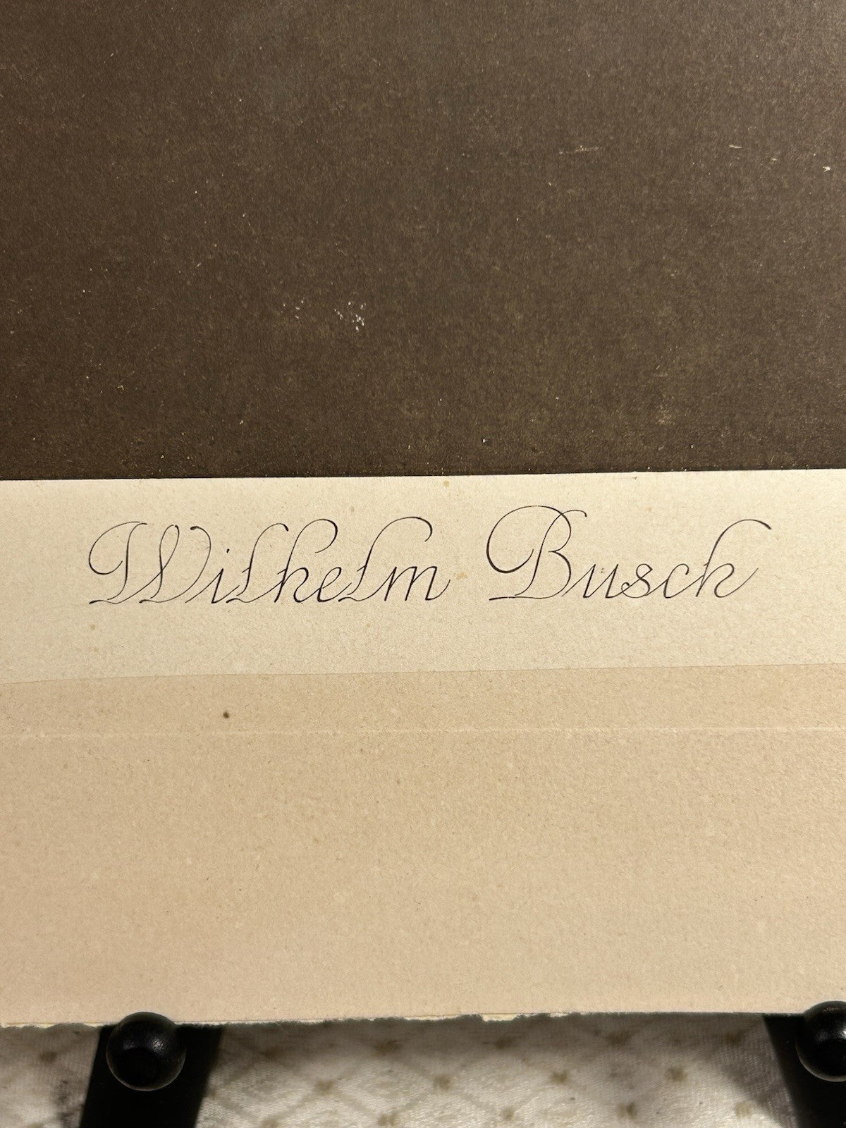 Antique Portrait Print of Wilhelm Busch by Franz von Lenbach - Heliogravure
