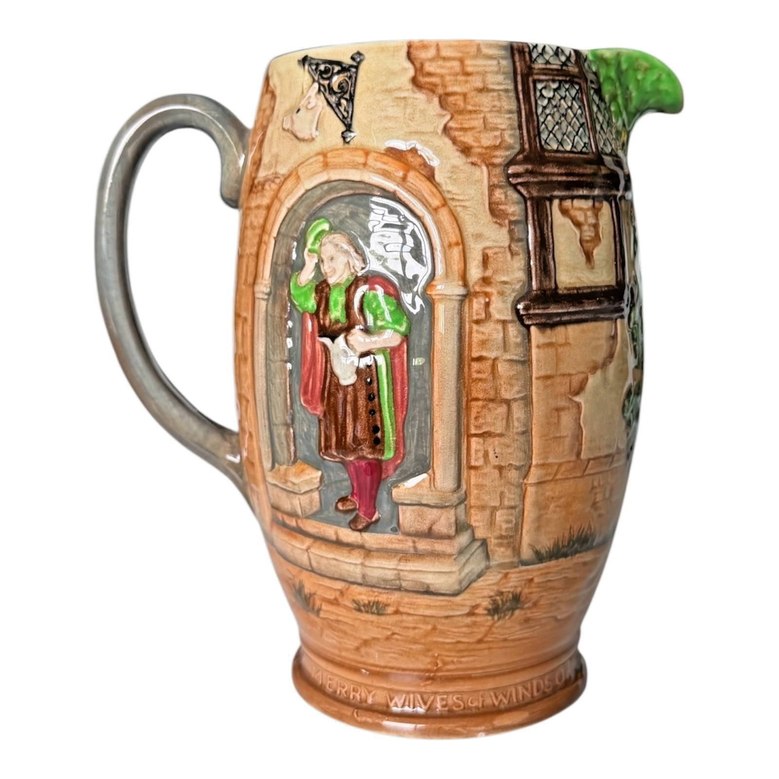 Vintage Beswick Pottery Merry Wives of Windsor Jug Pitcher - Marked 1126