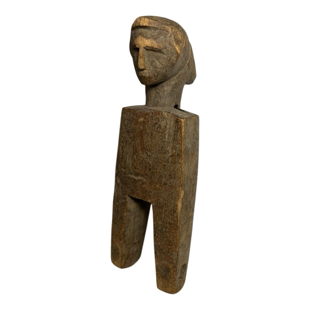 Antique Hand Carved African Baule Tribal Art Heddle Pulley