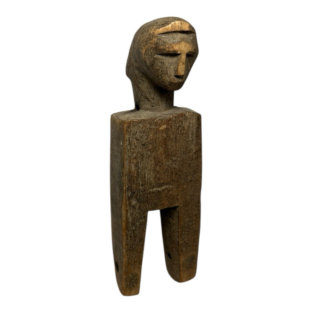 Antique Hand Carved African Baule Tribal Art Heddle Pulley