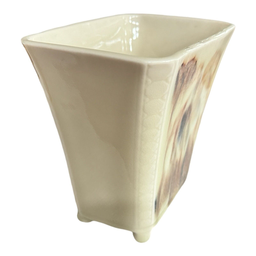 Vintage Rookwood Pottery High Glaze Abstract Floral Vase - Signed Jens Jensen