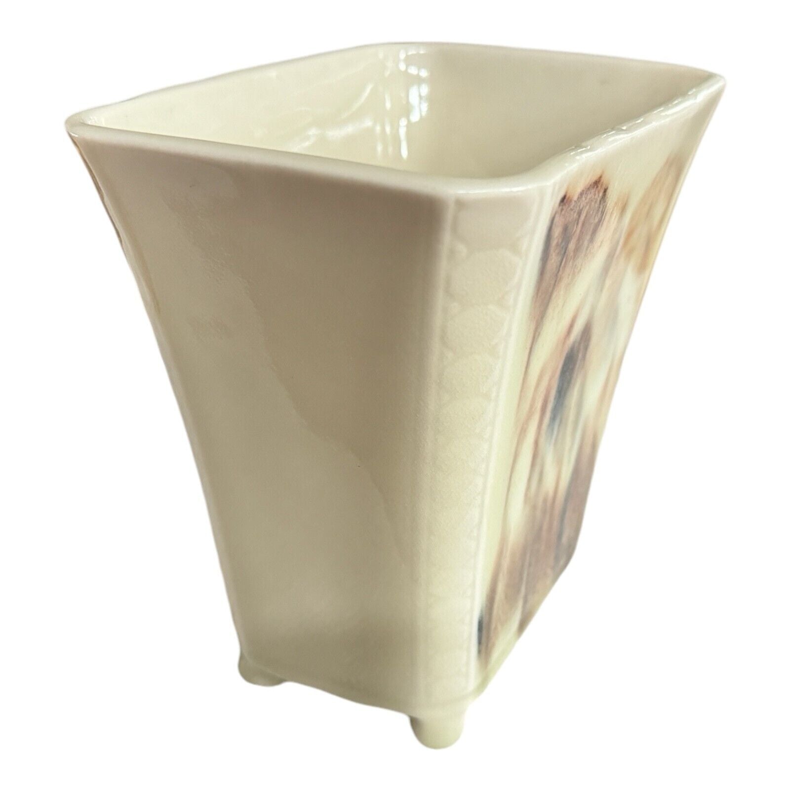 Vintage Rookwood Pottery High Glaze Abstract Floral Vase - Signed Jens Jensen