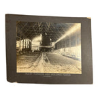 Antique Large Cabinet Card Early Photograph Blast Furnace Owned by Mike Wolfe