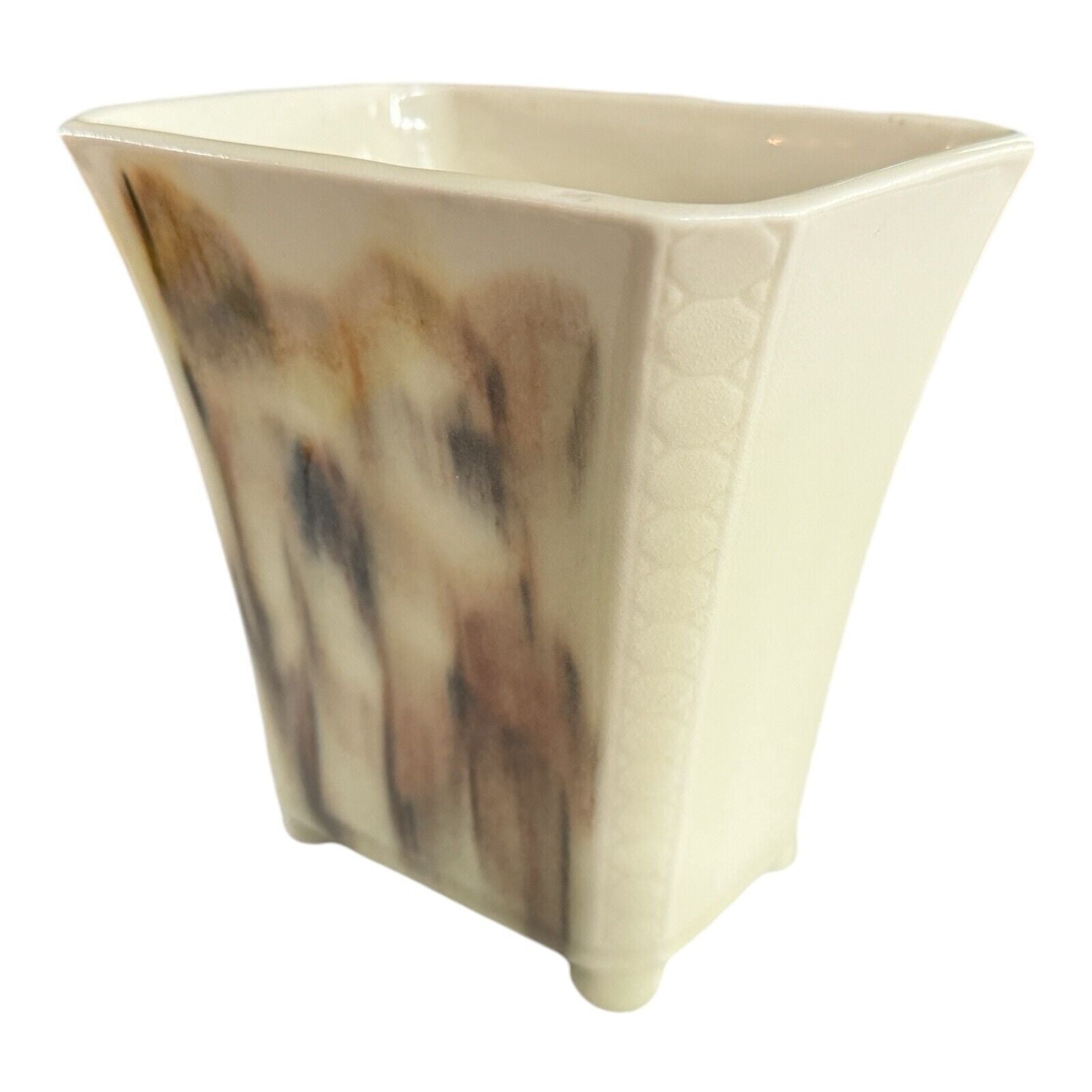 Vintage Rookwood Pottery High Glaze Abstract Floral Vase - Signed Jens Jensen