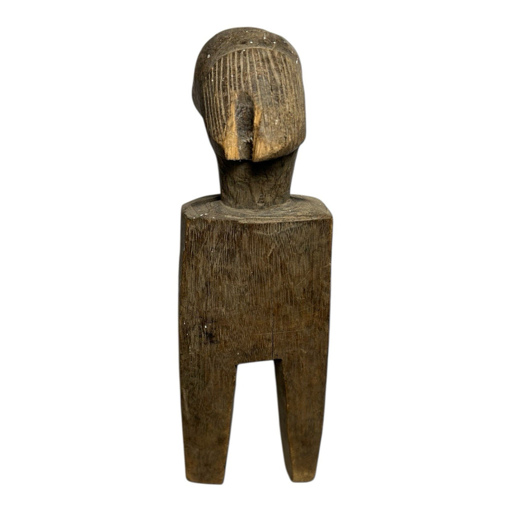 Antique Hand Carved African Baule Tribal Art Heddle Pulley