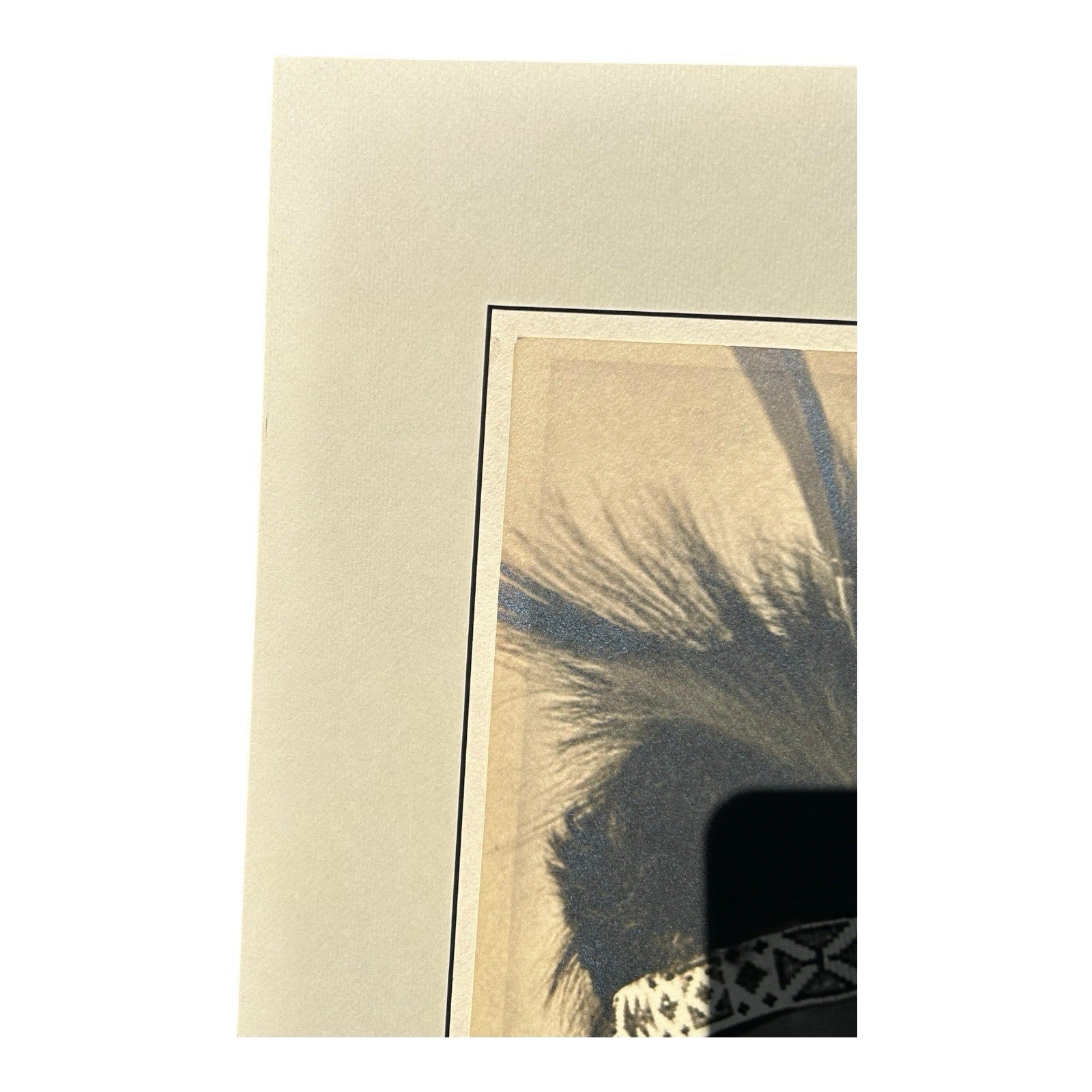 Antique Native American Photograph Entitled War Bonnet by Speirs