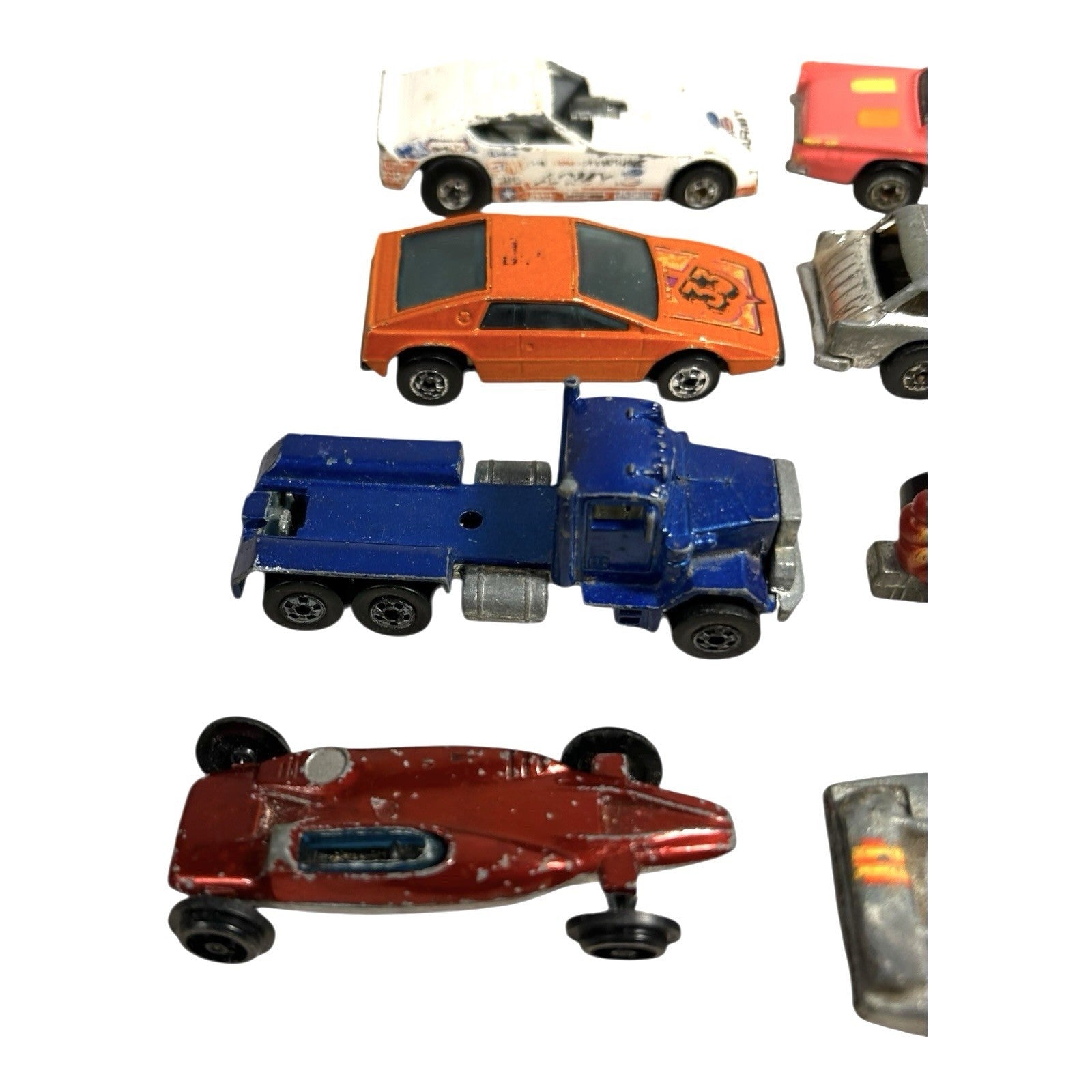 Vintage 1970's Lot of 12 Hot Wheels Hotwheels Cars