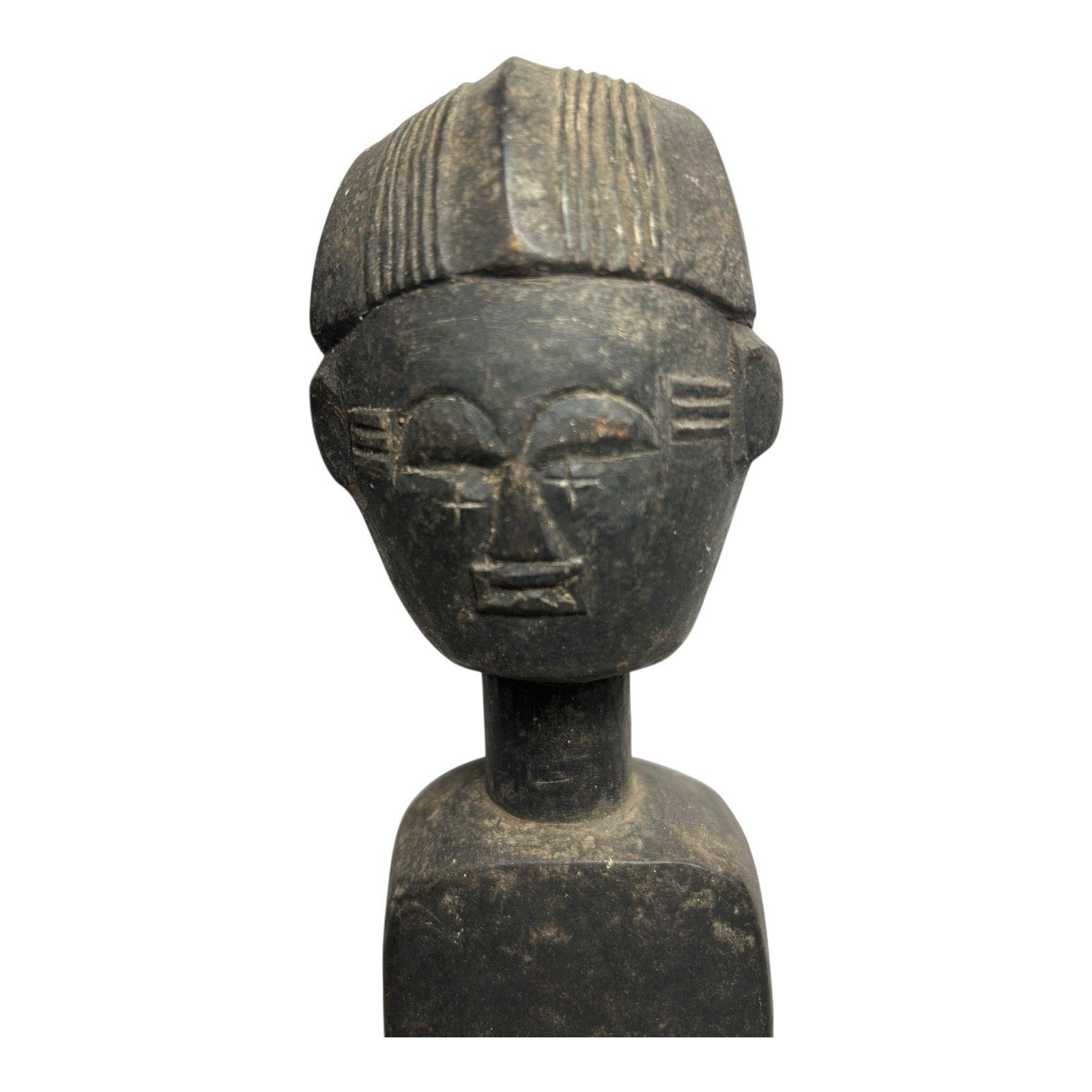 Antique Hand Carved African Baule Tribal Art Heddle Pulley