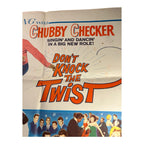 Vintage 1962 Chubby Checker Authentic Don't Knock The Twist Movie Poster