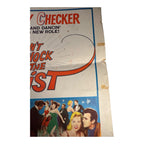 Vintage 1962 Chubby Checker Authentic Don't Knock The Twist Movie Poster